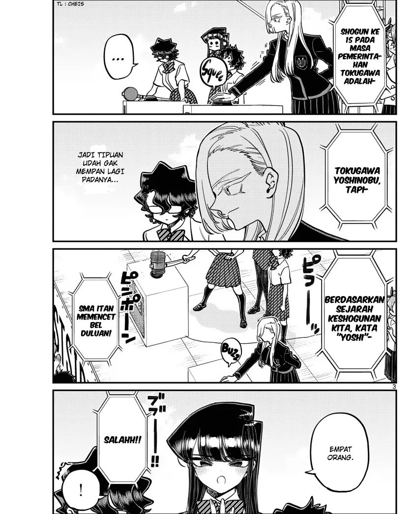 Komi-san wa Komyushou Desu Chapter 388 - halaman 3