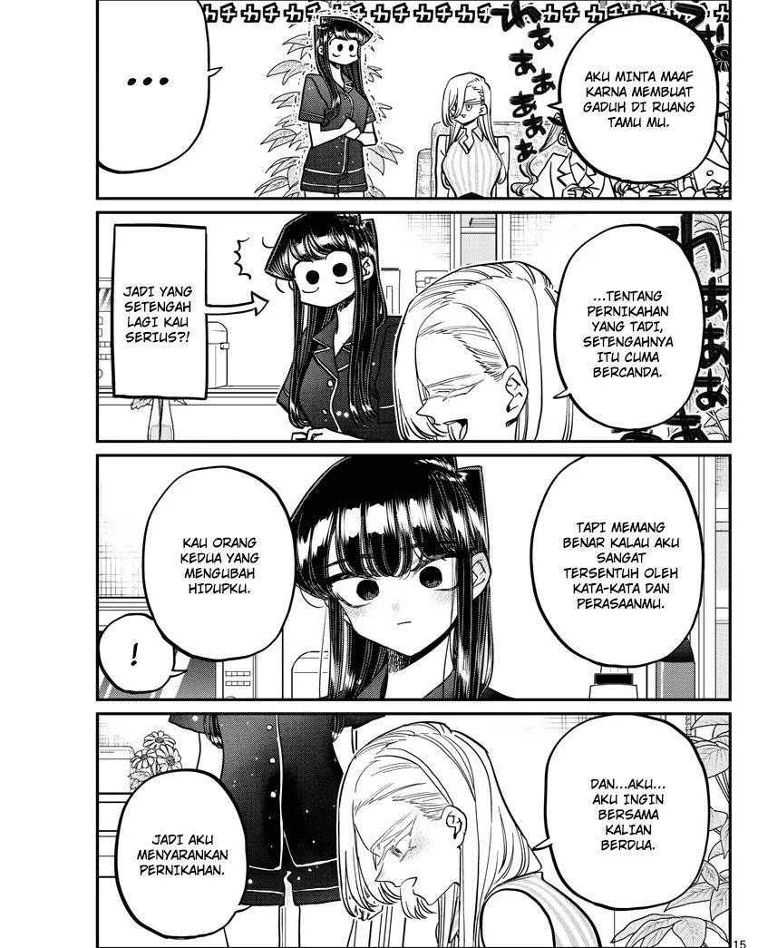 Komi-san wa Komyushou Desu Chapter 392 - halaman 15