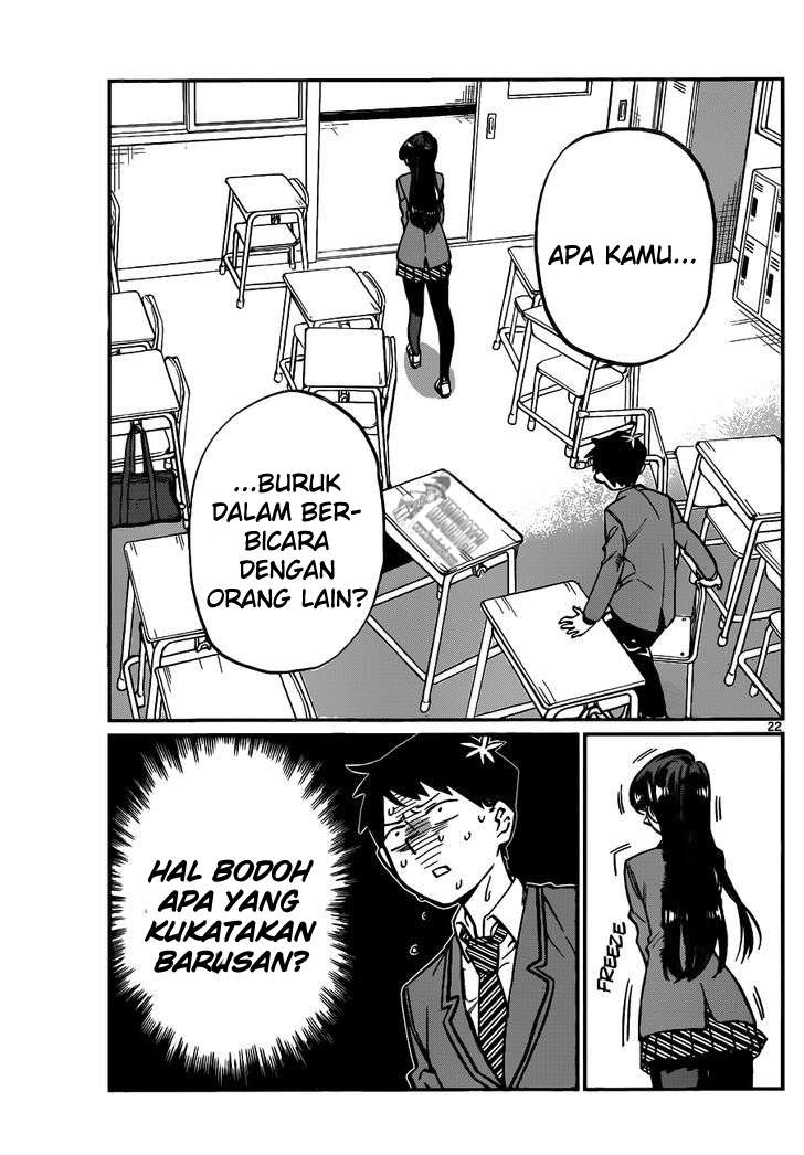 Komi-san wa Komyushou Desu Chapter 4 - halaman 6