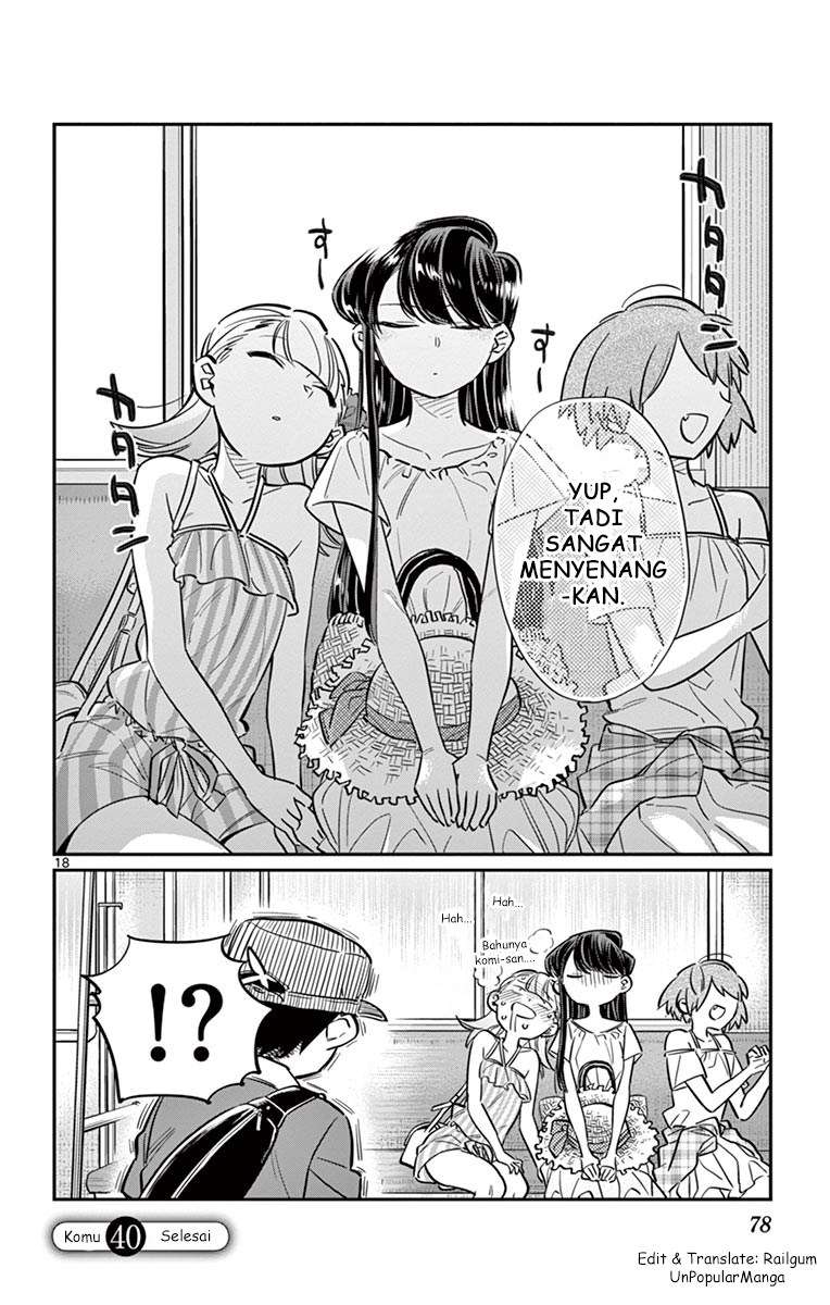 Komi-san wa Komyushou Desu Chapter 40 - halaman 18