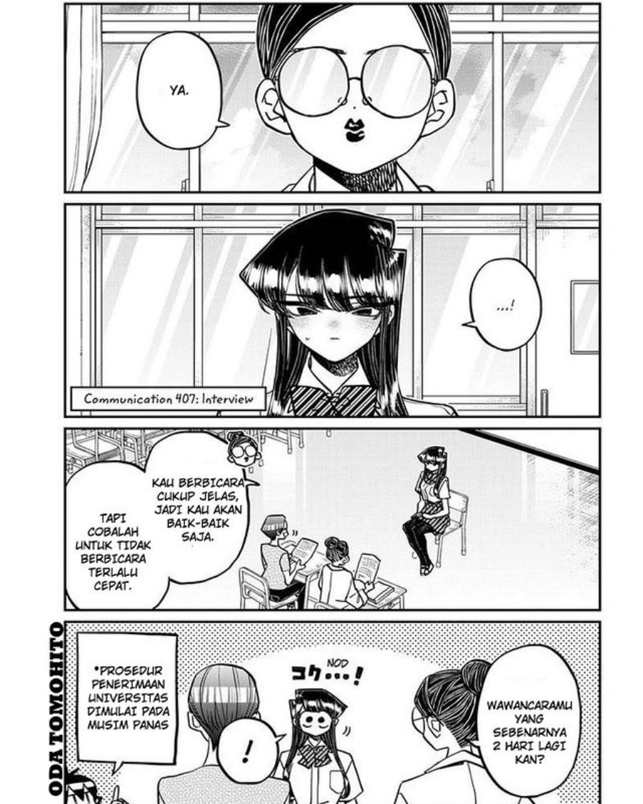Komi-san wa Komyushou Desu Chapter 407 - halaman 1