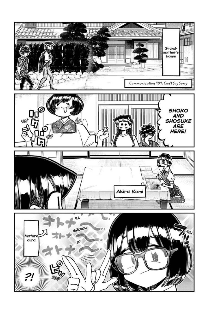 Komi-san wa Komyushou Desu Chapter 409 - halaman 3