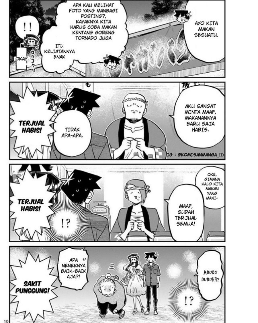 Komi-san wa Komyushou Desu Chapter 411 - halaman 10