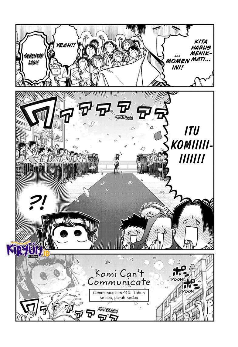Komi-san wa Komyushou Desu Chapter 415 - halaman 3