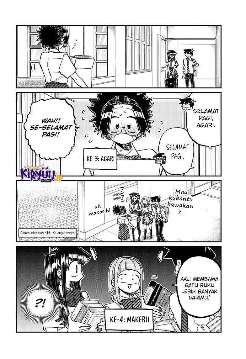 Komi-san wa Komyushou Desu Chapter 416 - halaman 3