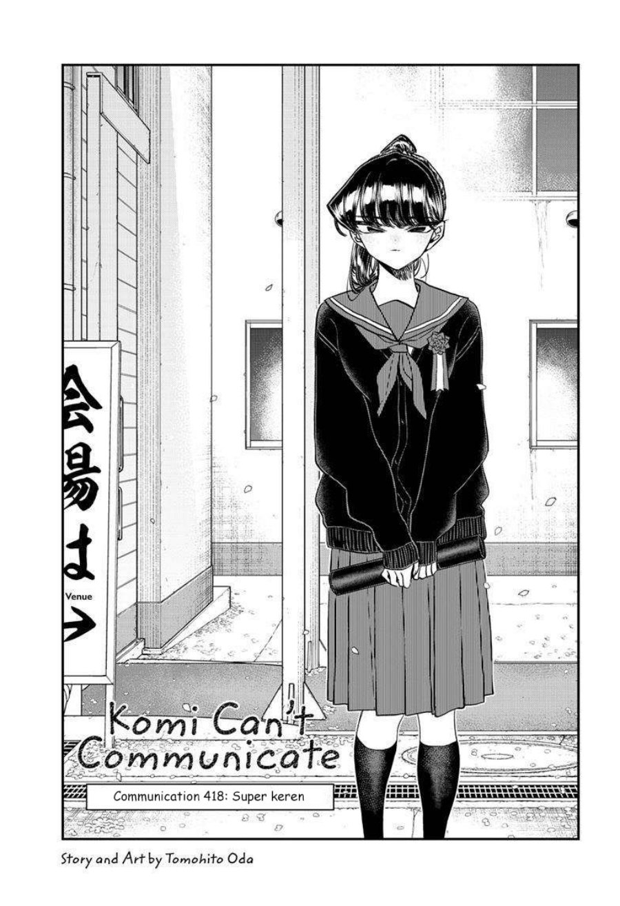 Komi-san wa Komyushou Desu Chapter 418 - halaman 2