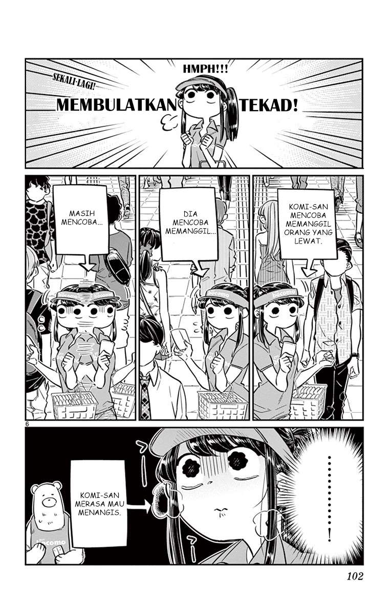 Komi-san wa Komyushou Desu Chapter 43 - halaman 6