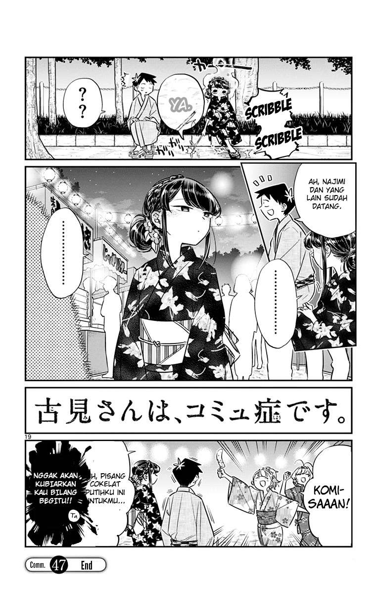 Komi-san wa Komyushou Desu Chapter 47 - halaman 19