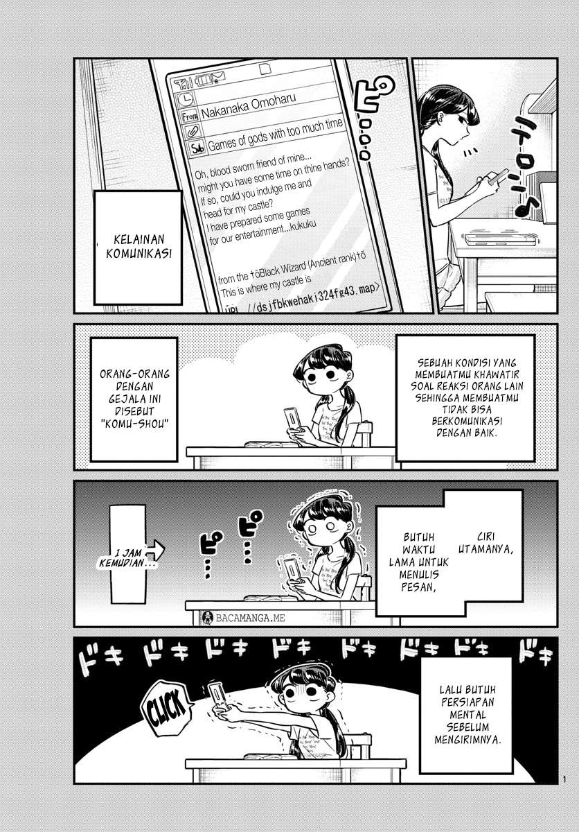Komi-san wa Komyushou Desu Chapter 48 - halaman 5