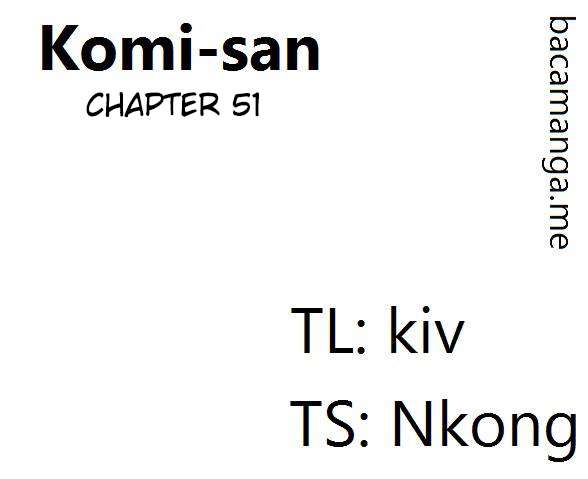 Komi-san wa Komyushou Desu Chapter 51 - halaman 1