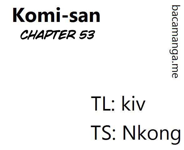 Komi-san wa Komyushou Desu Chapter 53 - halaman 1