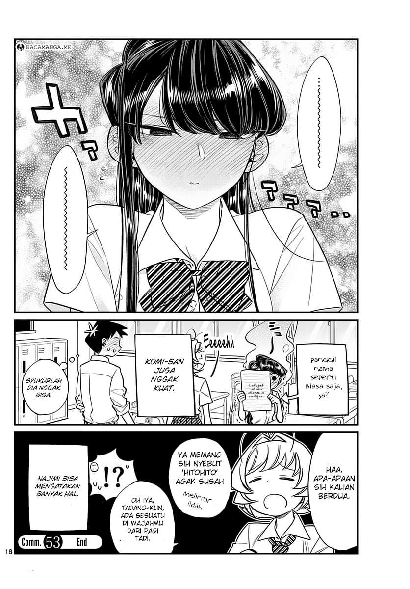 Komi-san wa Komyushou Desu Chapter 53 - halaman 11