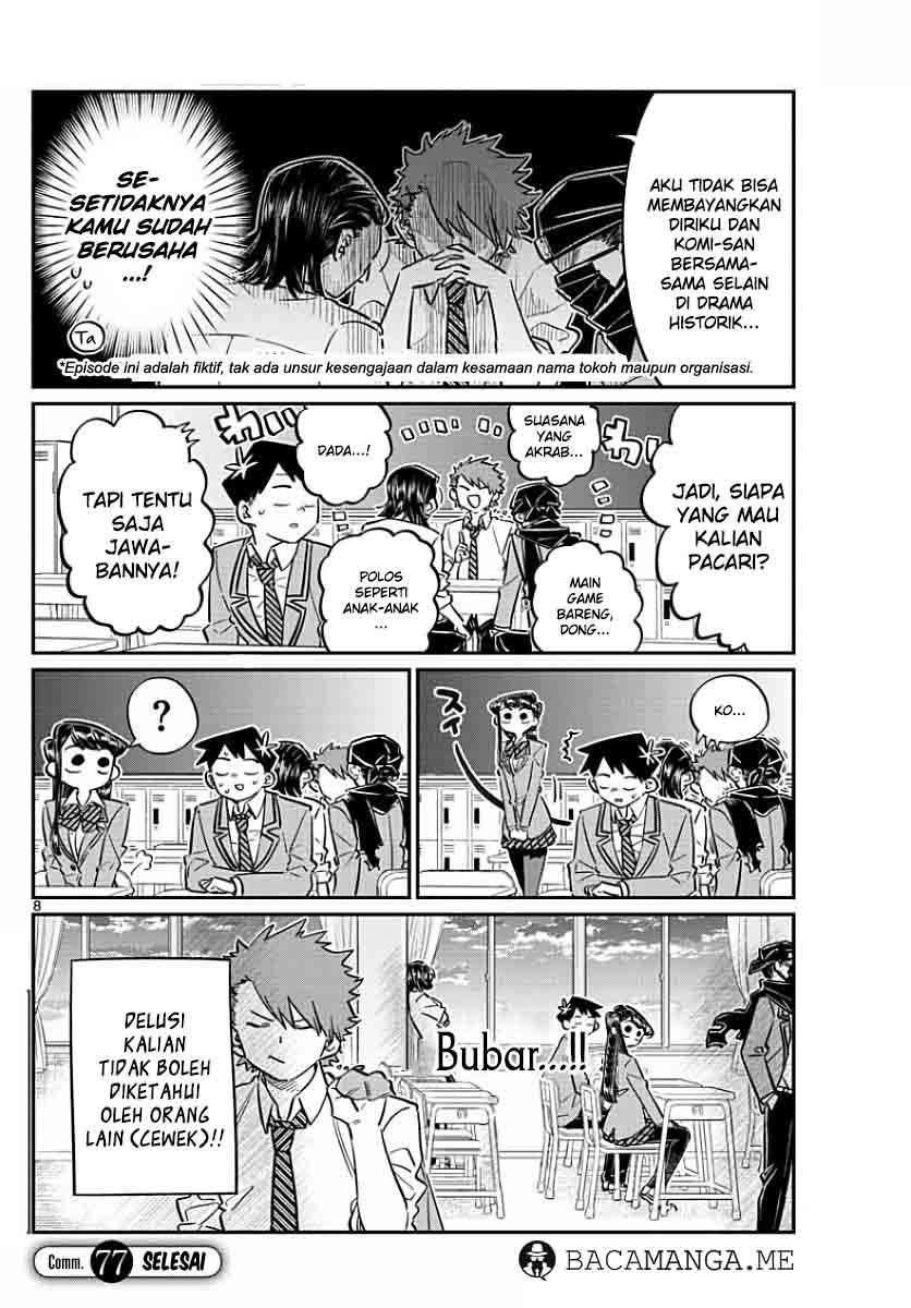 Komi-san wa Komyushou Desu Chapter 77 - halaman 8
