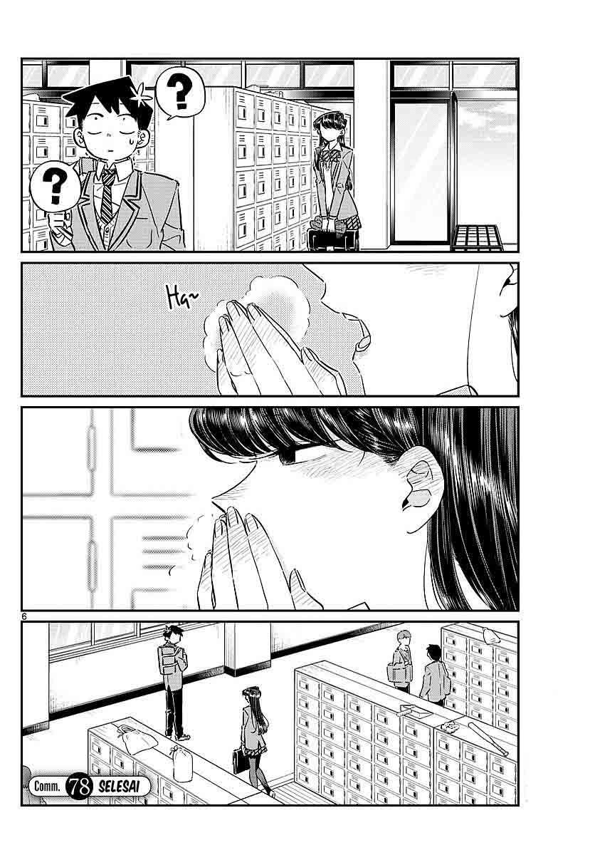 Komi-san wa Komyushou Desu Chapter 78 - halaman 6