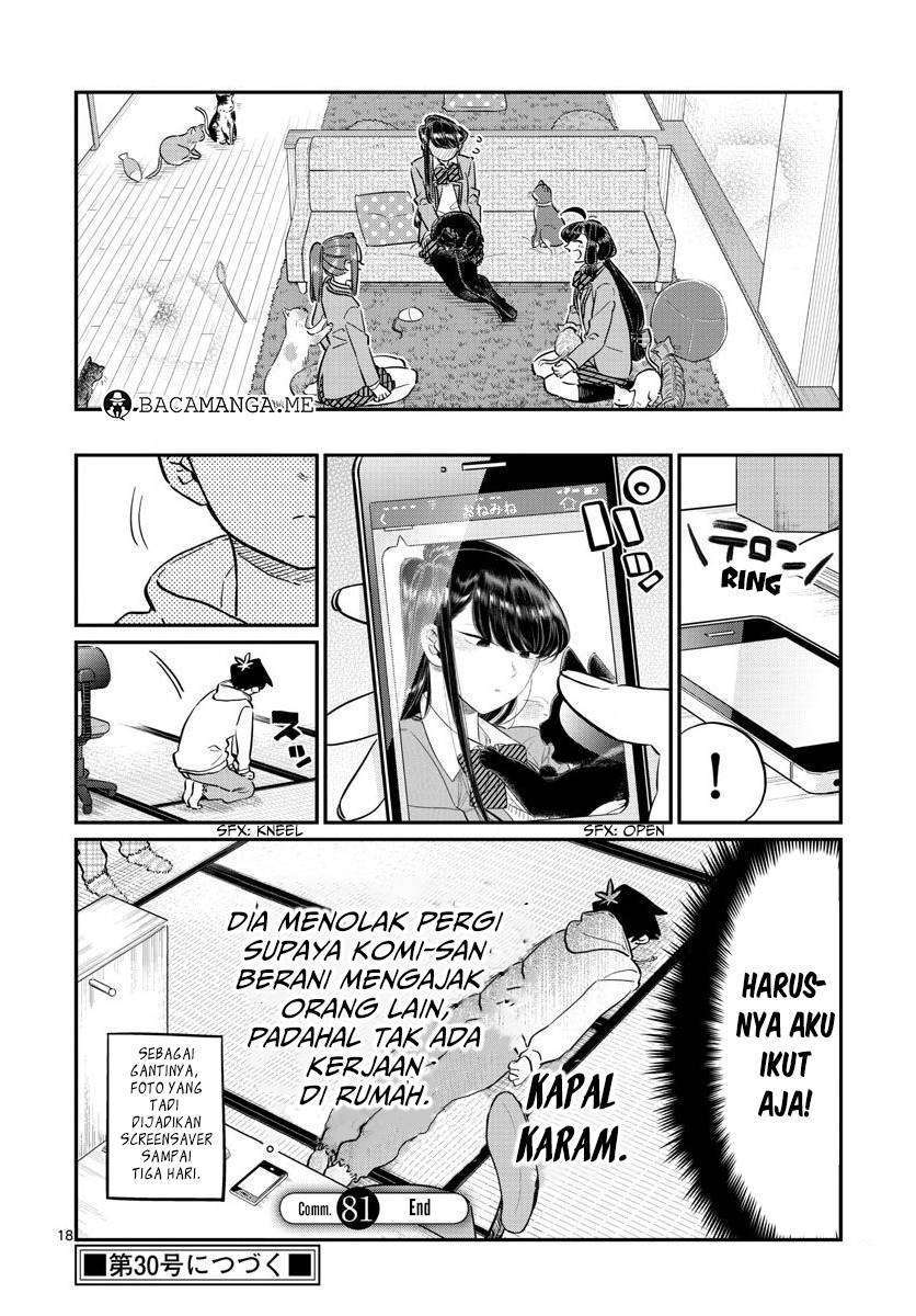 Komi-san wa Komyushou Desu Chapter 81 - halaman 19