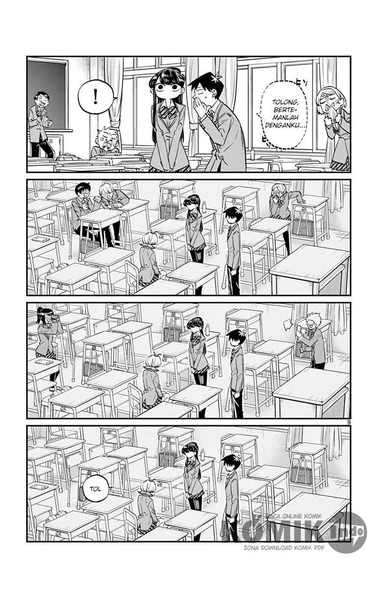 Komi-san wa Komyushou Desu Chapter 9 - halaman 10