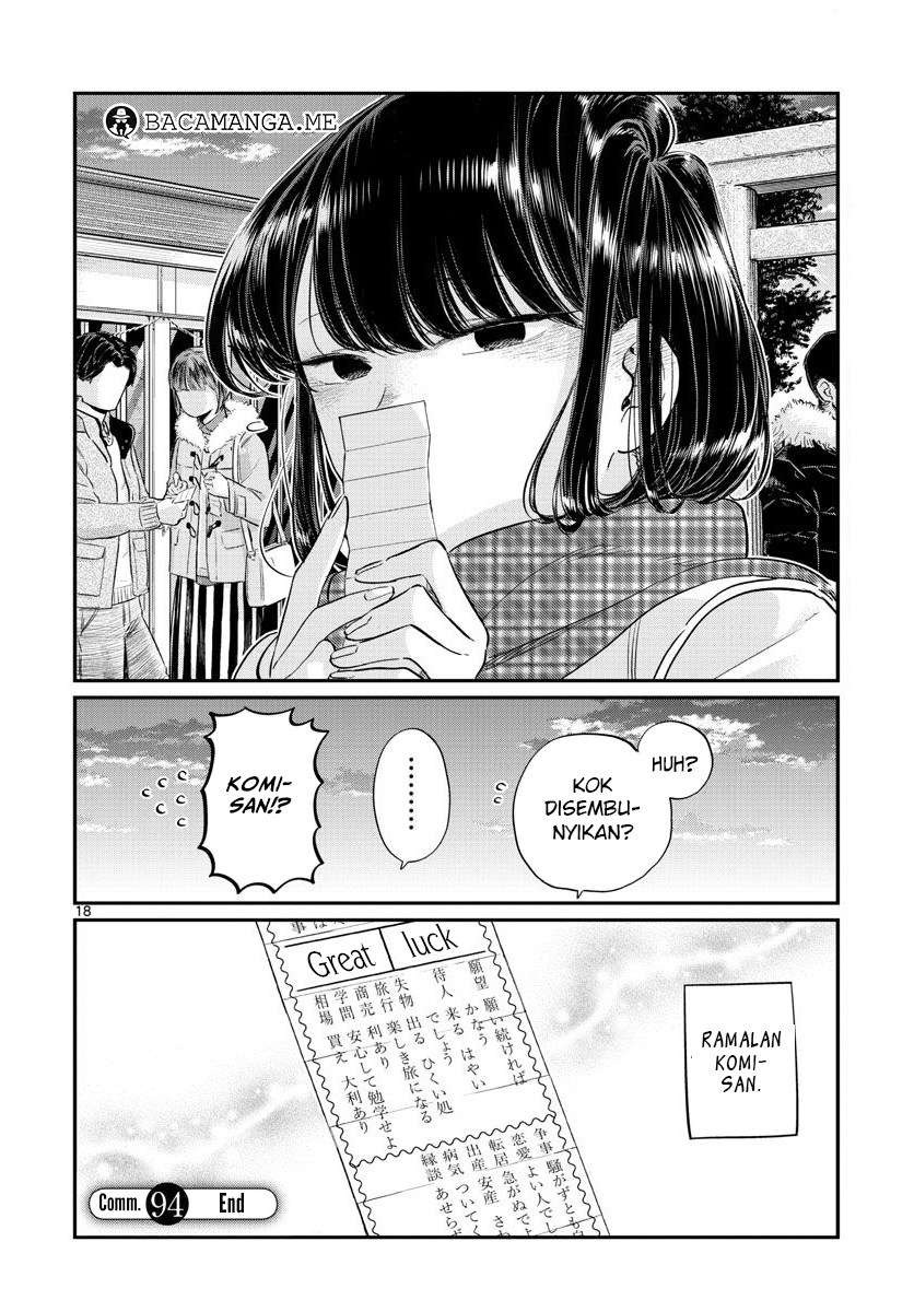 Komi-san wa Komyushou Desu Chapter 94 - halaman 18