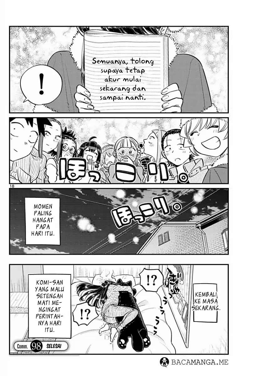 Komi-san wa Komyushou Desu Chapter 98 - halaman 10