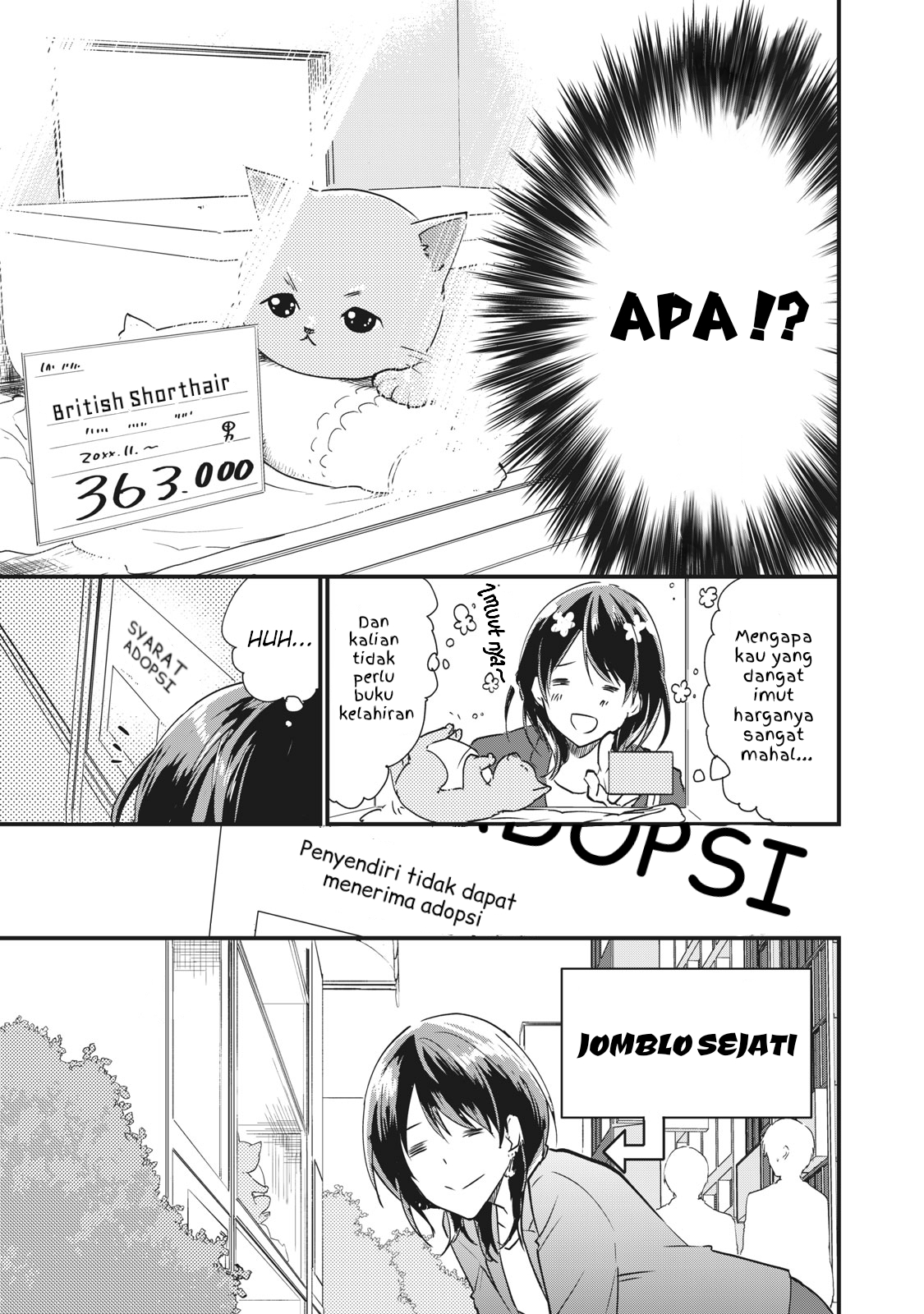 Koneko ♂ ga Matteru node Kaerimasu. Chapter 1.1 - halaman 7