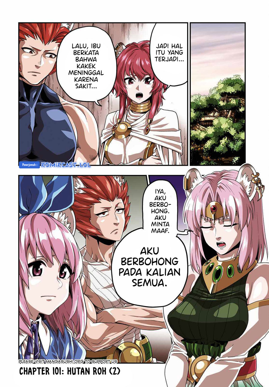 Konjiki no Moji Tsukai: Yuusha Yonin ni Makikomareta Unique Cheat Chapter 101 - halaman 3