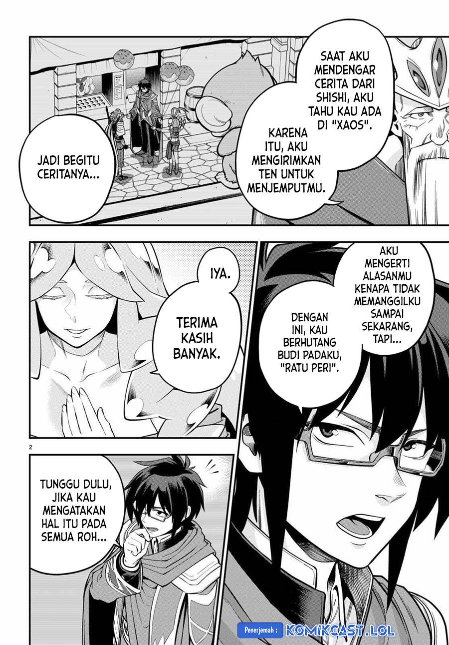 Konjiki no Moji Tsukai: Yuusha Yonin ni Makikomareta Unique Cheat Chapter 104 - halaman 2