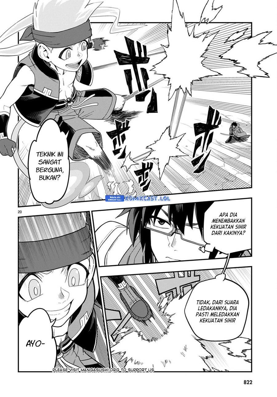 Konjiki no Moji Tsukai: Yuusha Yonin ni Makikomareta Unique Cheat Chapter 105 - halaman 21