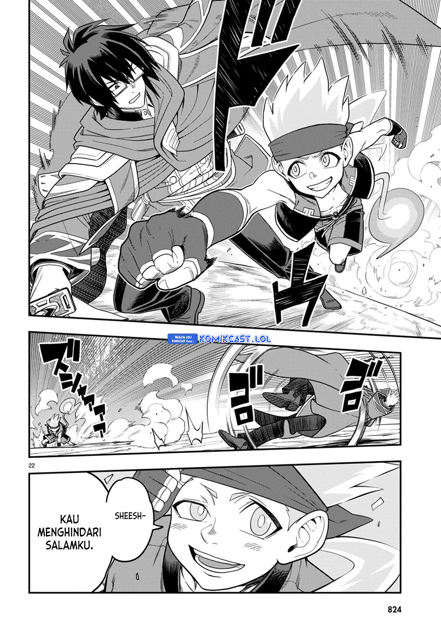Konjiki no Moji Tsukai: Yuusha Yonin ni Makikomareta Unique Cheat Chapter 105 - halaman 23