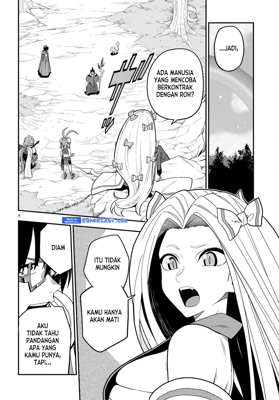 Konjiki no Moji Tsukai: Yuusha Yonin ni Makikomareta Unique Cheat Chapter 105 - halaman 5
