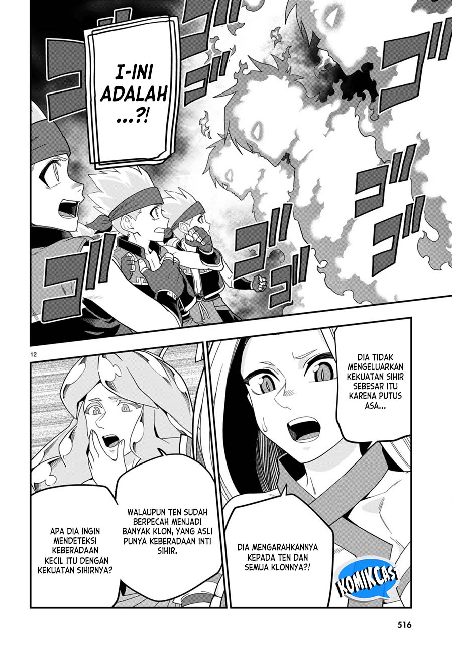 Konjiki no Moji Tsukai: Yuusha Yonin ni Makikomareta Unique Cheat Chapter 106 - halaman 12