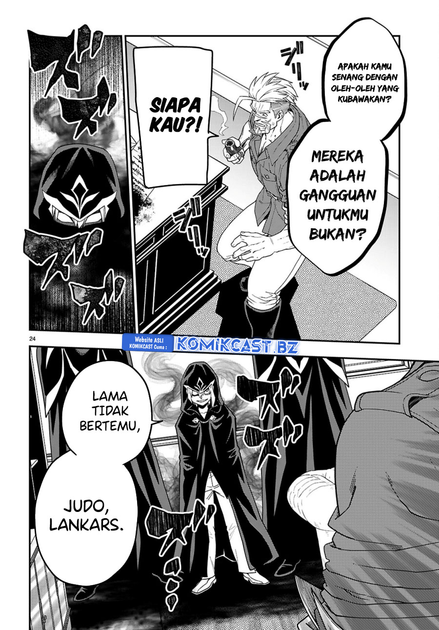 Konjiki no Moji Tsukai: Yuusha Yonin ni Makikomareta Unique Cheat Chapter 110 - halaman 24