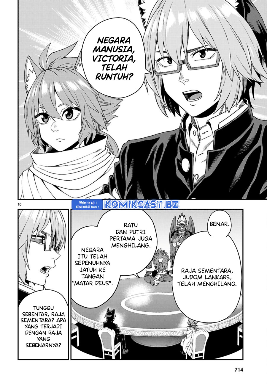 Konjiki no Moji Tsukai: Yuusha Yonin ni Makikomareta Unique Cheat Chapter 111 - halaman 11