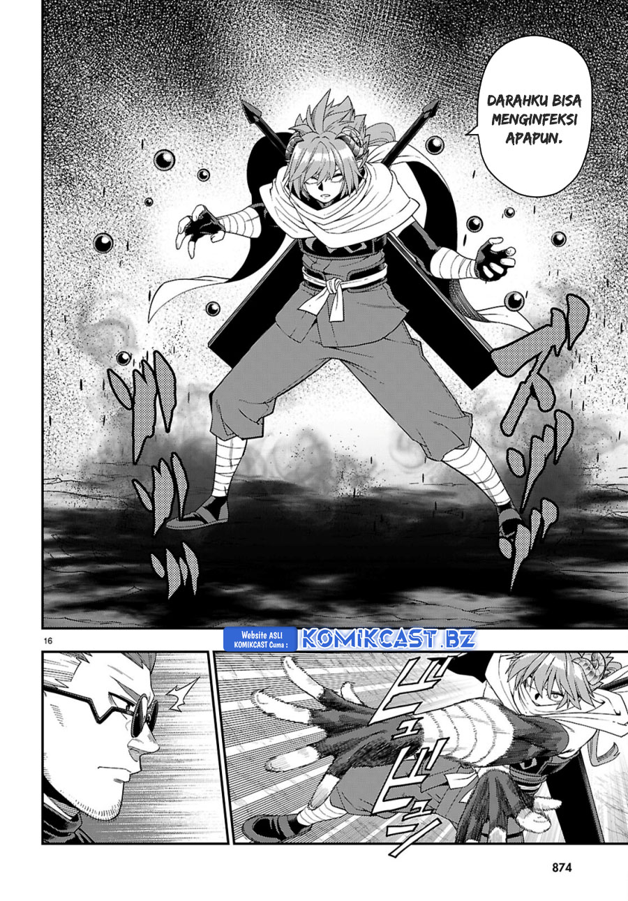 Konjiki no Moji Tsukai: Yuusha Yonin ni Makikomareta Unique Cheat Chapter 112 - halaman 17