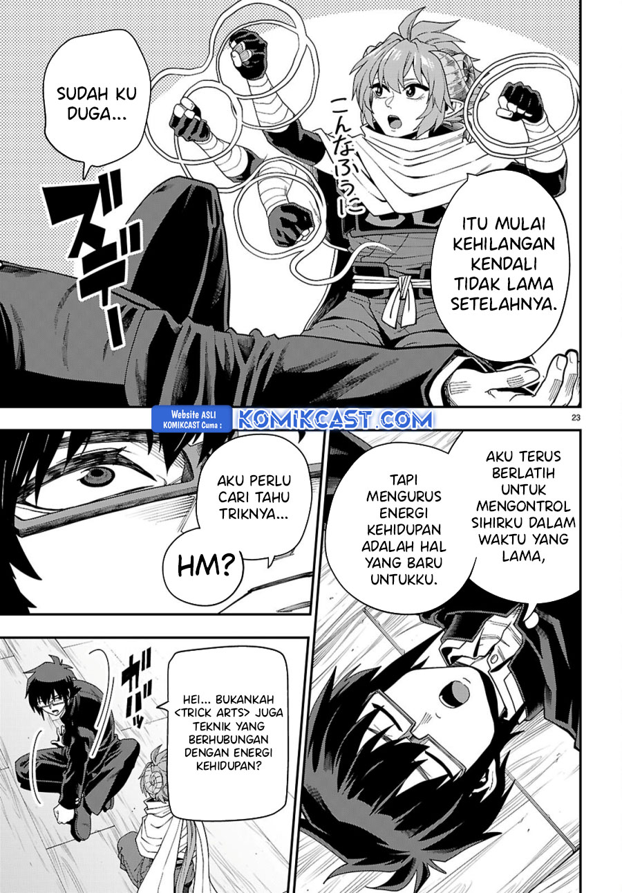 Konjiki no Moji Tsukai: Yuusha Yonin ni Makikomareta Unique Cheat Chapter 116 - halaman 23