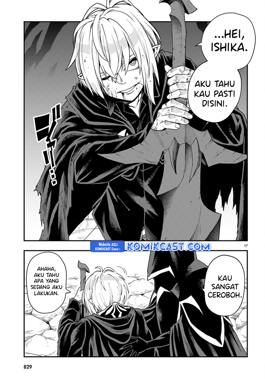 Konjiki no Moji Tsukai: Yuusha Yonin ni Makikomareta Unique Cheat Chapter 117 - halaman 17