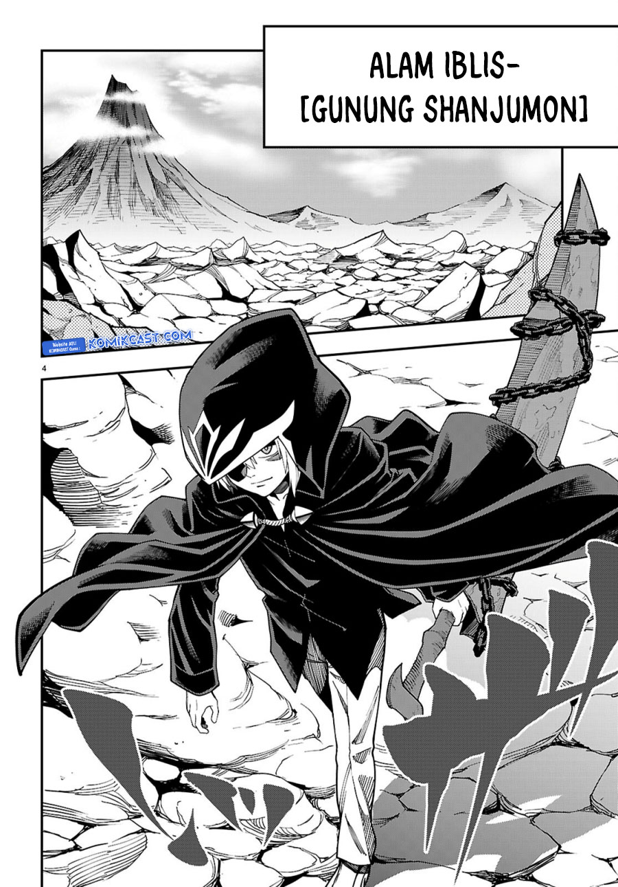 Konjiki no Moji Tsukai: Yuusha Yonin ni Makikomareta Unique Cheat Chapter 117 - halaman 5