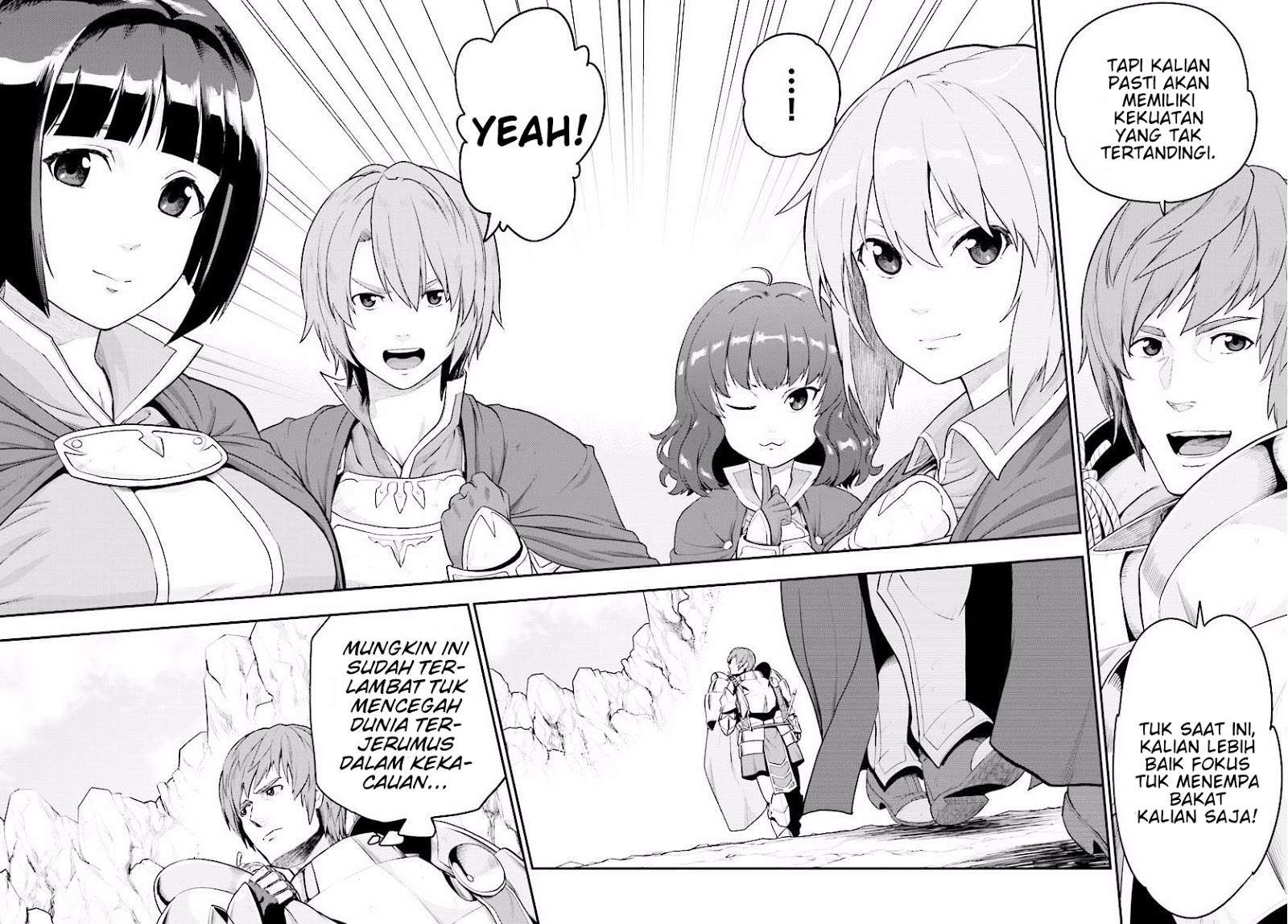 Konjiki no Moji Tsukai: Yuusha Yonin ni Makikomareta Unique Cheat Chapter 25 - halaman 17