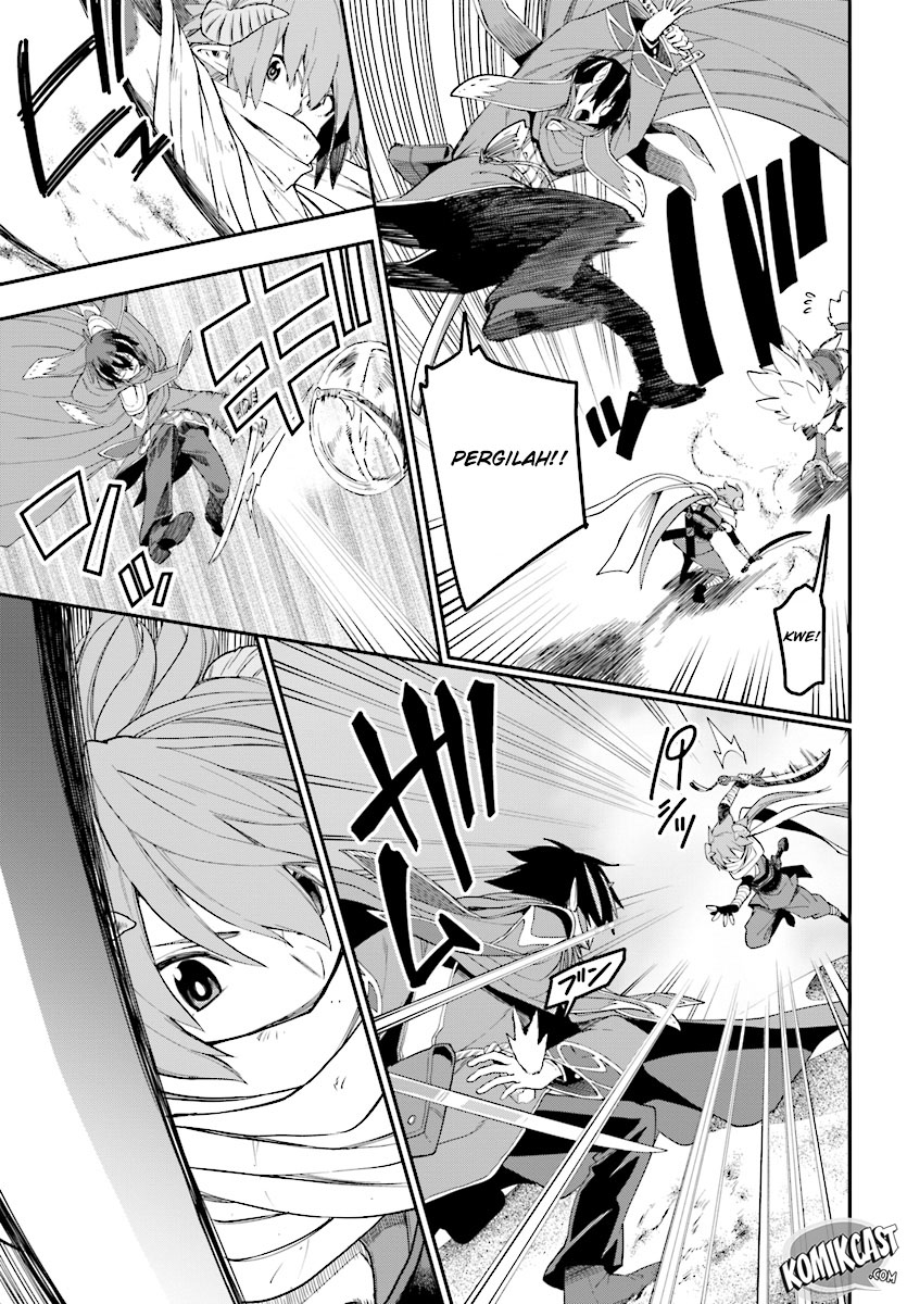 Konjiki no Moji Tsukai: Yuusha Yonin ni Makikomareta Unique Cheat Chapter 41 - halaman 13