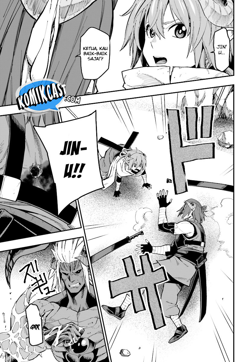 Konjiki no Moji Tsukai: Yuusha Yonin ni Makikomareta Unique Cheat Chapter 45 - halaman 17