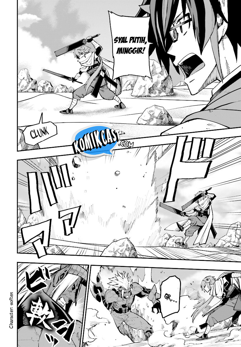 Konjiki no Moji Tsukai: Yuusha Yonin ni Makikomareta Unique Cheat Chapter 45 - halaman 8