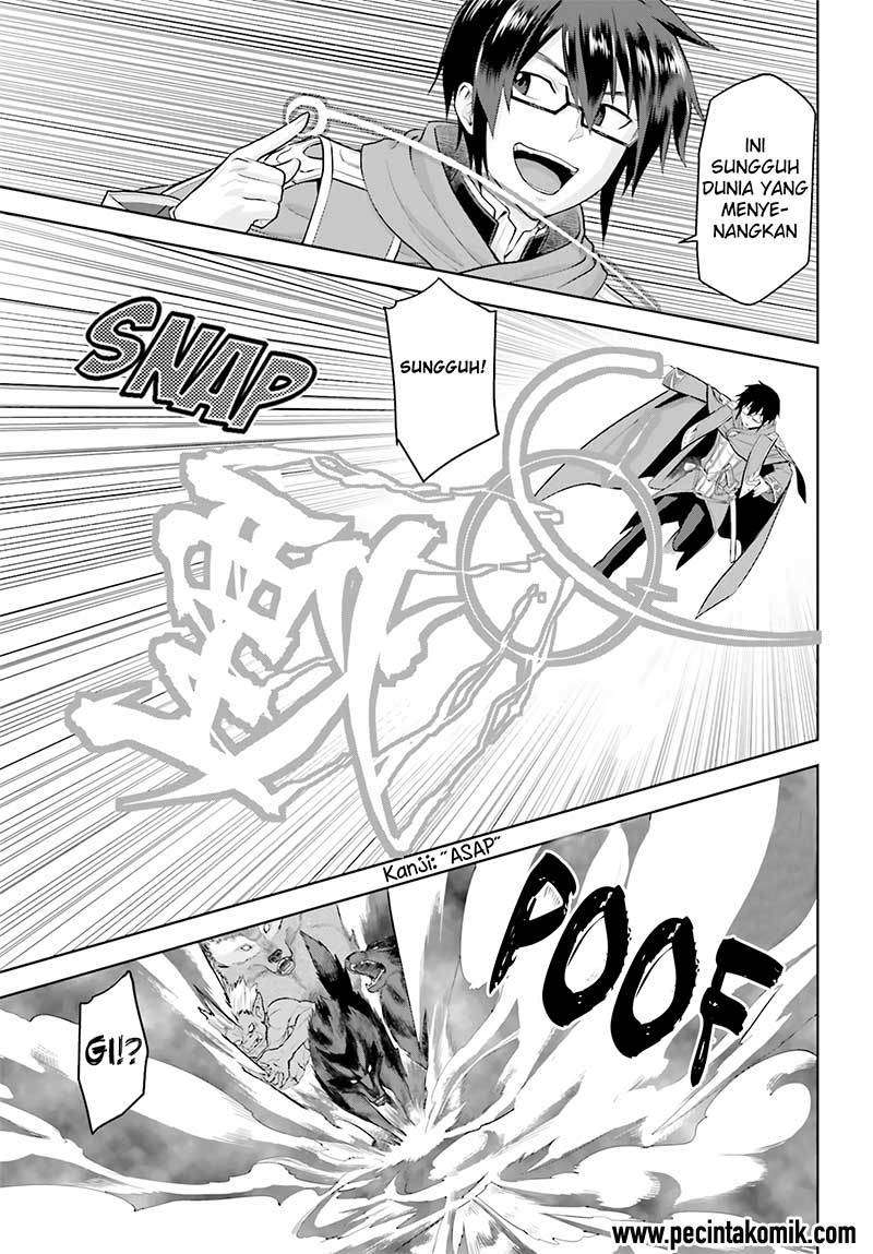 Konjiki no Moji Tsukai: Yuusha Yonin ni Makikomareta Unique Cheat Chapter 5 - halaman 6