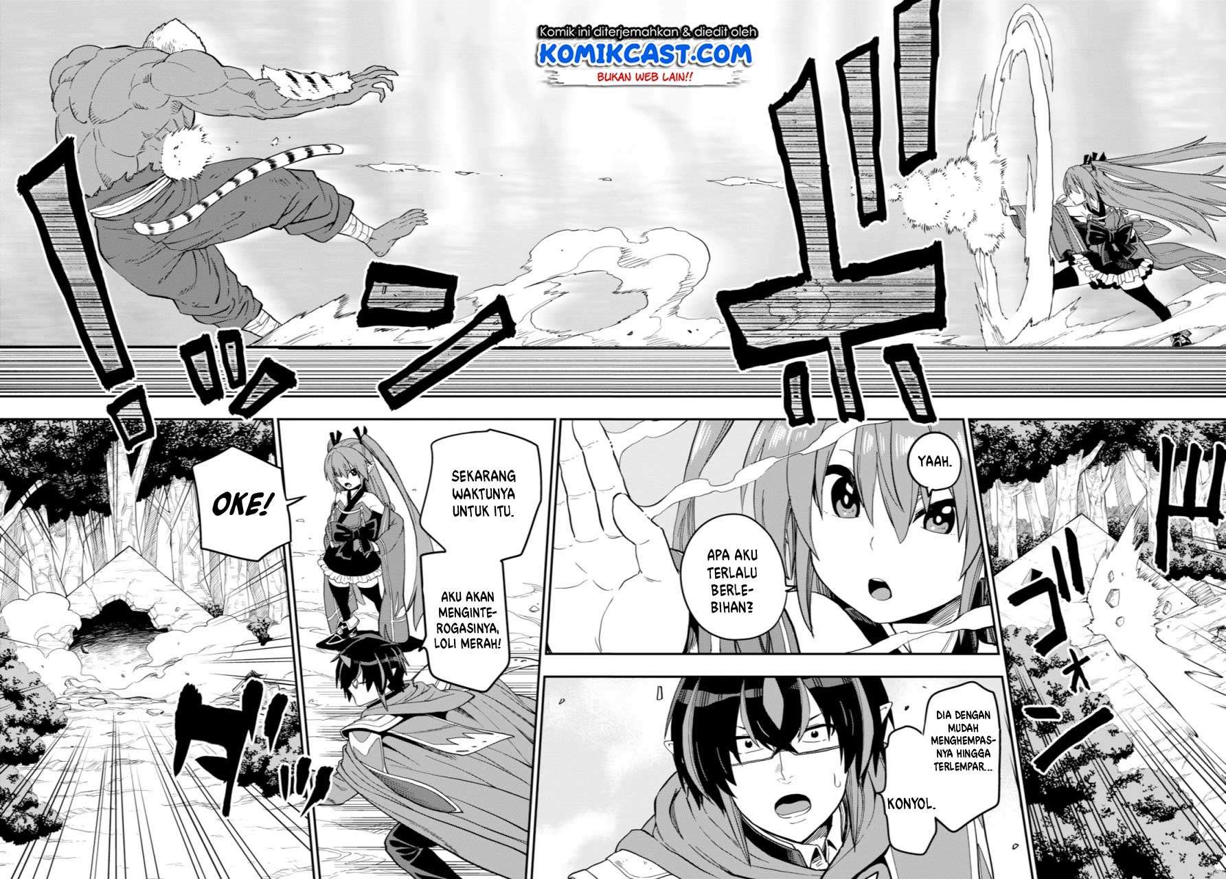Konjiki no Moji Tsukai: Yuusha Yonin ni Makikomareta Unique Cheat Chapter 52 - halaman 7