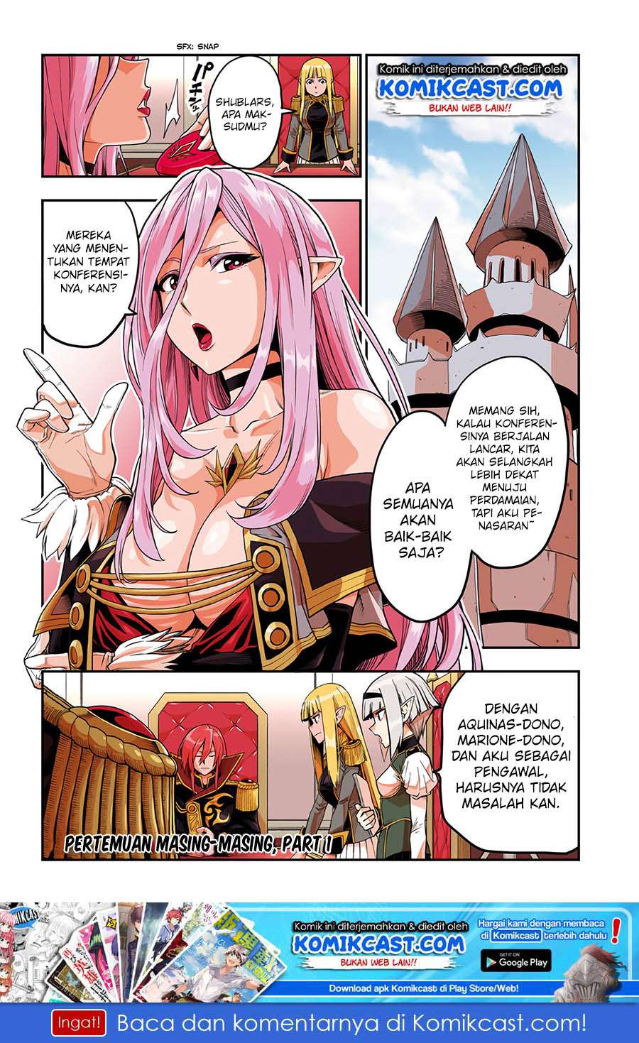 Konjiki no Moji Tsukai: Yuusha Yonin ni Makikomareta Unique Cheat Chapter 56 - halaman 3