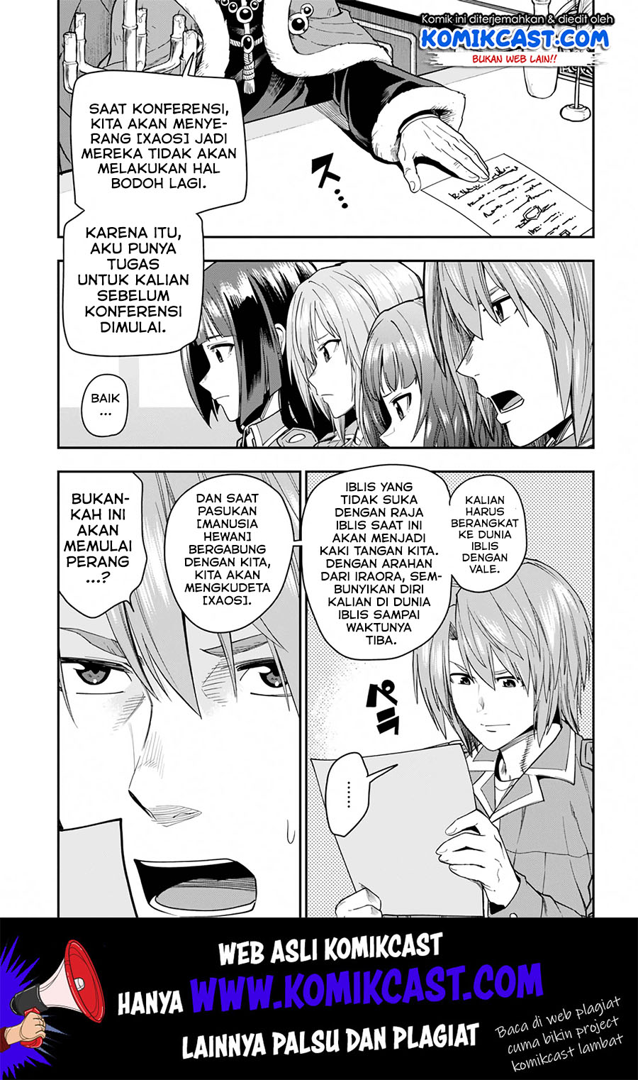 Konjiki no Moji Tsukai: Yuusha Yonin ni Makikomareta Unique Cheat Chapter 61 - halaman 6
