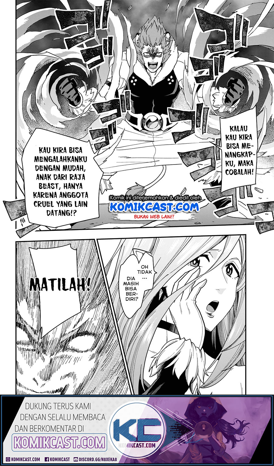 Konjiki no Moji Tsukai: Yuusha Yonin ni Makikomareta Unique Cheat Chapter 67 - halaman 18