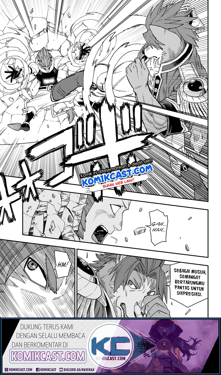 Konjiki no Moji Tsukai: Yuusha Yonin ni Makikomareta Unique Cheat Chapter 67 - halaman 19