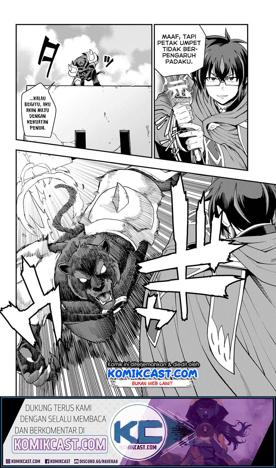 Konjiki no Moji Tsukai: Yuusha Yonin ni Makikomareta Unique Cheat Chapter 67 - halaman 8