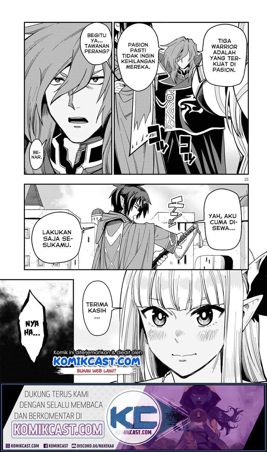 Konjiki no Moji Tsukai: Yuusha Yonin ni Makikomareta Unique Cheat Chapter 68 - halaman 24