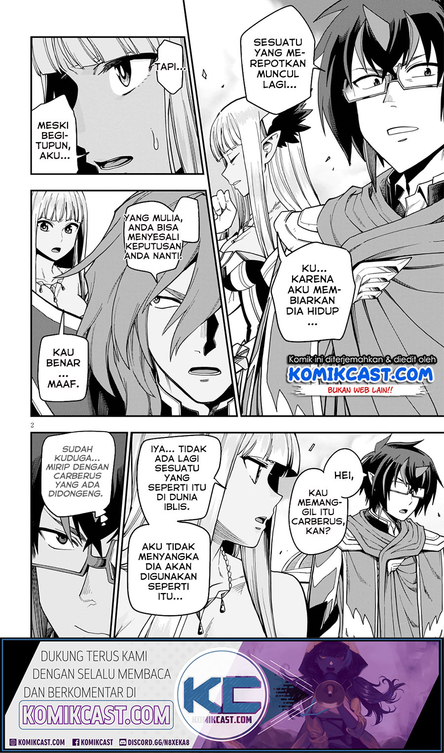 Konjiki no Moji Tsukai: Yuusha Yonin ni Makikomareta Unique Cheat Chapter 69 - halaman 2