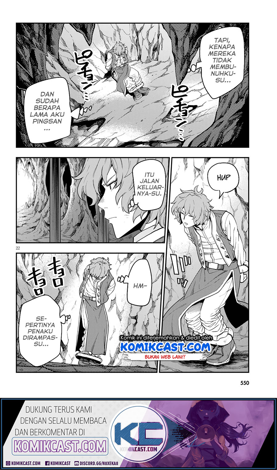 Konjiki no Moji Tsukai: Yuusha Yonin ni Makikomareta Unique Cheat Chapter 69 - halaman 21