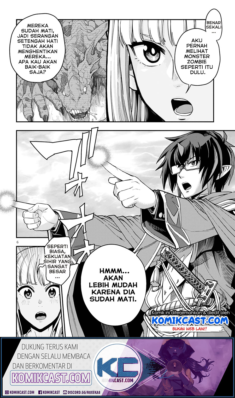 Konjiki no Moji Tsukai: Yuusha Yonin ni Makikomareta Unique Cheat Chapter 69 - halaman 6